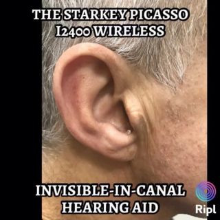 This patient loved his new Starkey Picasso i2400 Wireless hearing aid! Great sound quality, no feedback, and looks fantastic! #hearingaids #hearingtech @starkey_canada